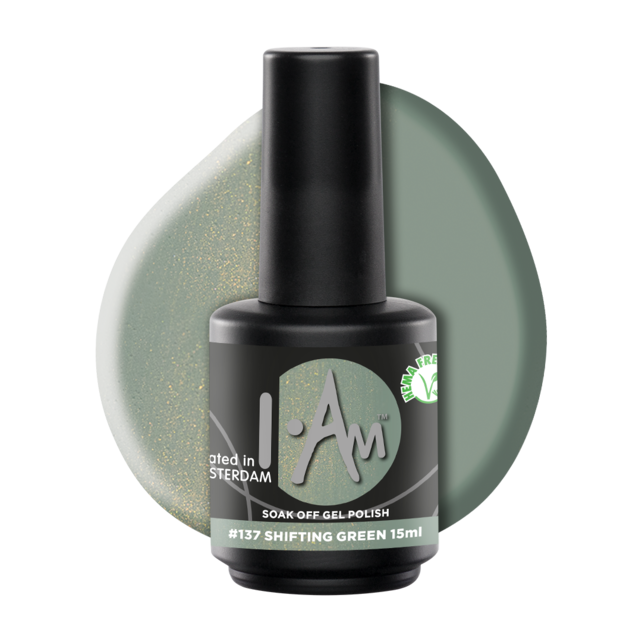 Soak Off Gel Polish #137 Shifting Green (15ml) Soak Off Gel Polish #137 Shifting Green (15ml)