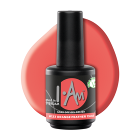 Soak Off Gel Polish #123 Orange Feather (15ml)