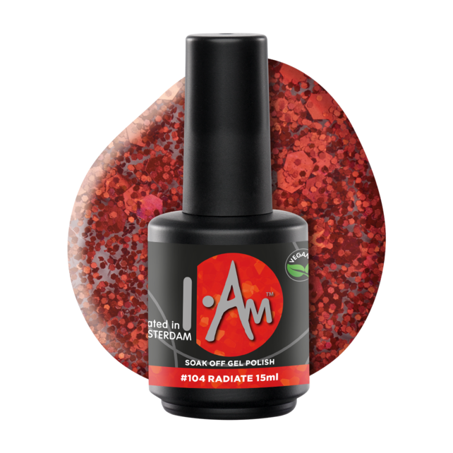 I.Am Soak Off Gel Polish #104 Radiate (15ml)