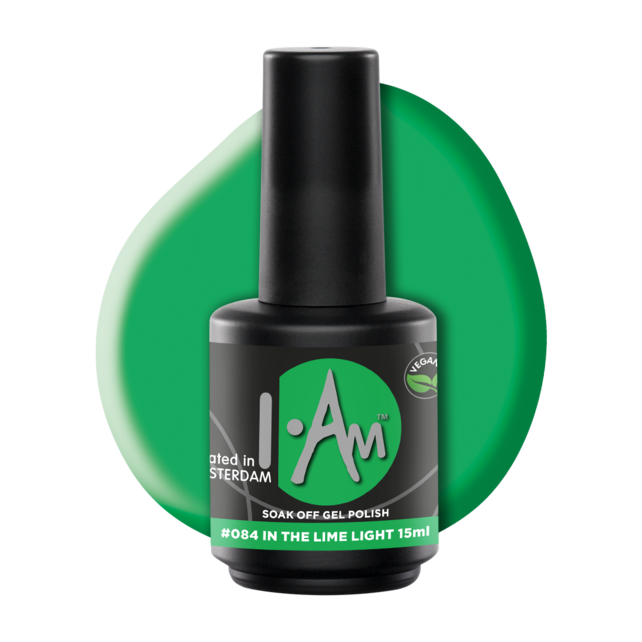 I.Am Soak Off Gel Polish #084 In The Lime Light (15ml)