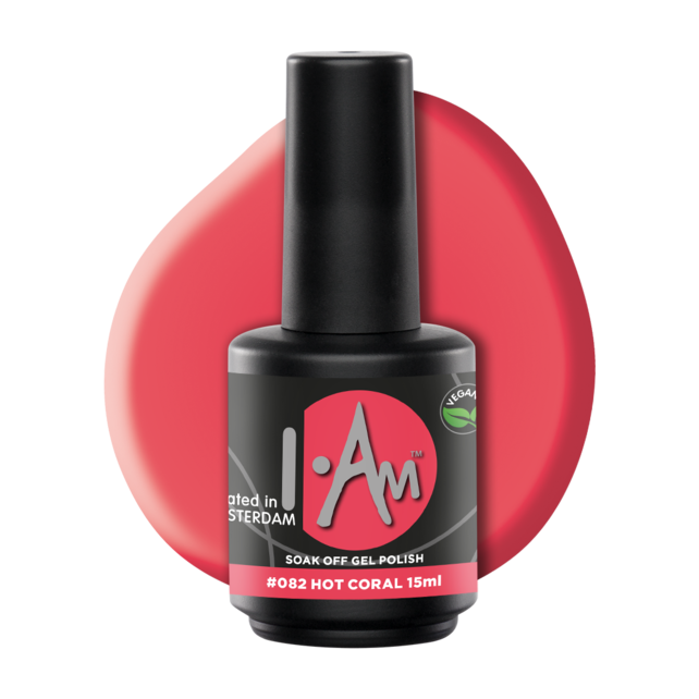 I.Am Soak Off Gel Polish #082 Hot Coral (15ml) I.Am Soak Off Gel Polish #082 Hot Coral (15ml)