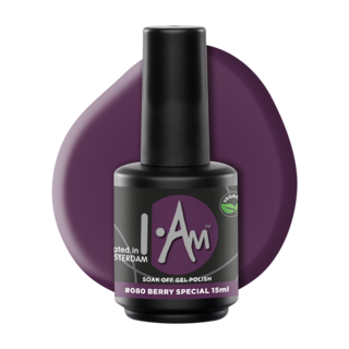 I.Am Soak Off Gel Polish #080 Berry Special (15ml)