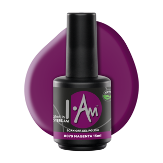 I.Am Soak Off Gel Polish #079 Magenta (15ml)