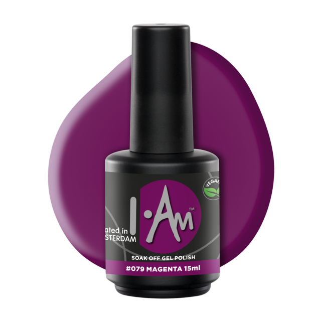I.Am Soak Off Gel Polish #079 Magenta (15ml)
