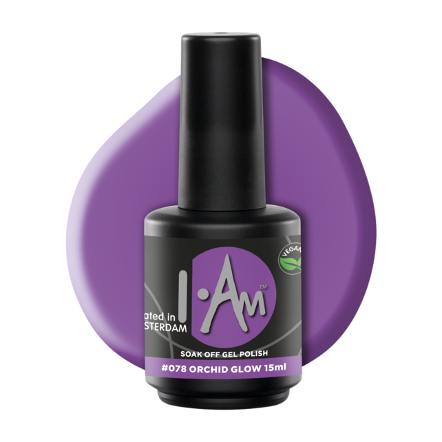 I.Am Soak Off Gel Polish #078 Orchid Glow (15ml)