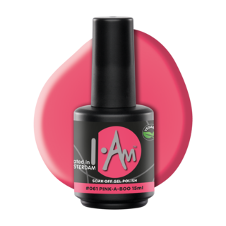 I.Am Soak Off Gel Polish #061 Pink-A-Boo (15ml)