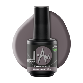 I.Am Soak Off Gel Polish #058 Ash-ley (15ml)