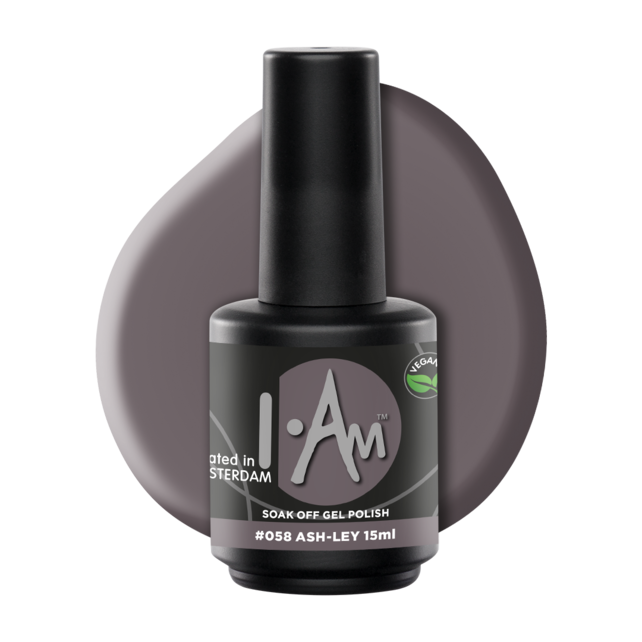I.Am Soak Off Gel Polish #058 Ash-ley (15ml) I.Am Soak Off Gel Polish #058 Ash-ley (15ml)