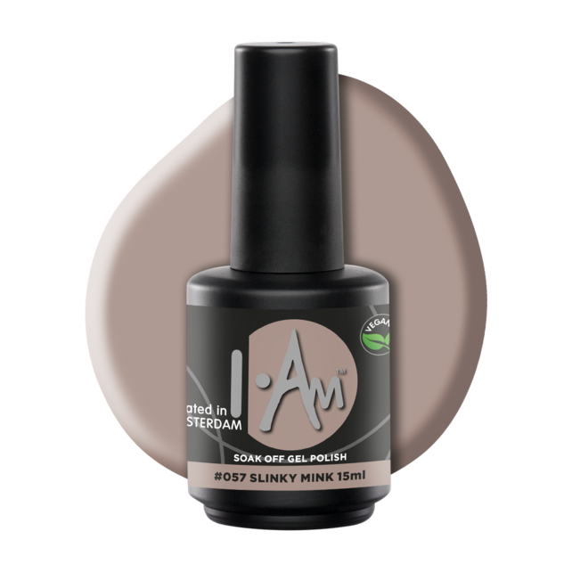 I.Am Soak Off Gel Polish #057 Slinky Mink (15ml)