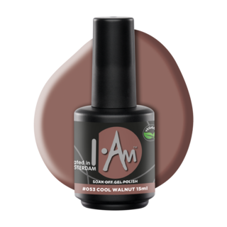 I.Am Soak Off Gel Polish #053 Cool Walnut (15ml)