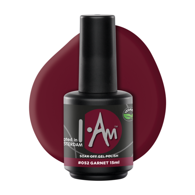 I.Am Soak Off Gel Polish #052 Garnet (15ml)