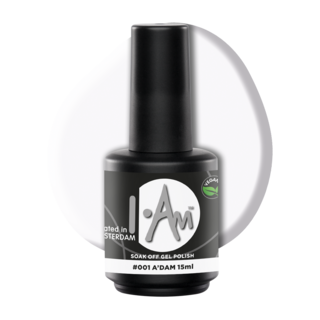 I.Am Soak Off Gel Polish #001 A'dam (15ml)