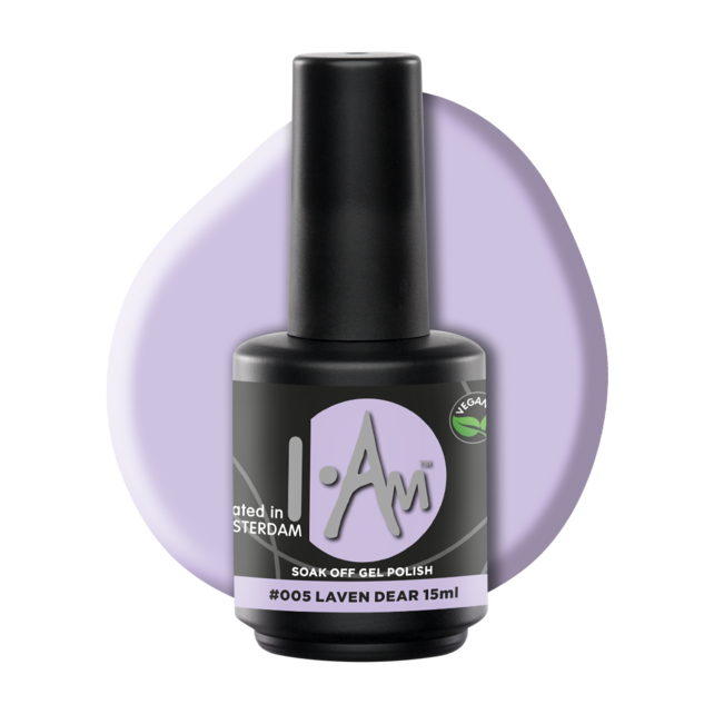 I.Am Soak Off Gel Polish #005 Laven Dear (15ml) I.Am Soak Off Gel Polish #005 Laven Dear (15ml)