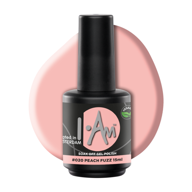 I.Am Soak Off Gel Polish #020 Peach Fuzz (15ml) I.Am Soak Off Gel Polish #020 Peach Fuzz (15ml)