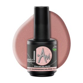 I.Am Soak Off Gel Polish #021 Shimmering Salmon (15ml)
