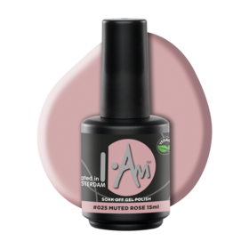 I.Am Soak Off Gel Polish #025 Muted Rose (15ml)