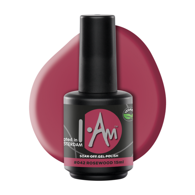 I.Am Soak Off Gel Polish #042 Rosewood (15ml)