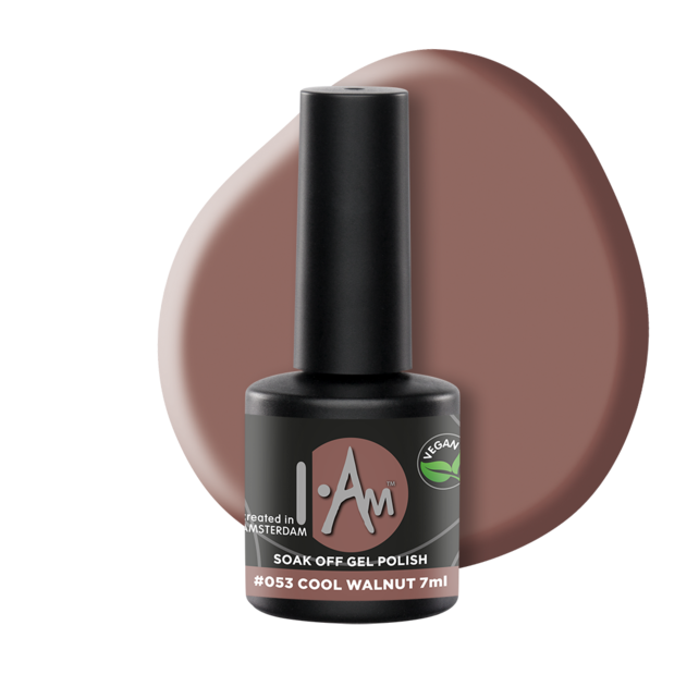 I.Am Soak Off Gel Polish #053 Cool Walnut (7ml)