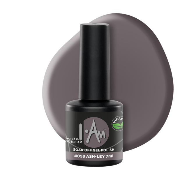 I.Am Soak Off Gel Polish #058 Ash-ley (7ml)
