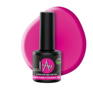 I.Am Soak Off Gel Polish #076 Funky Fuchsia (7ml)