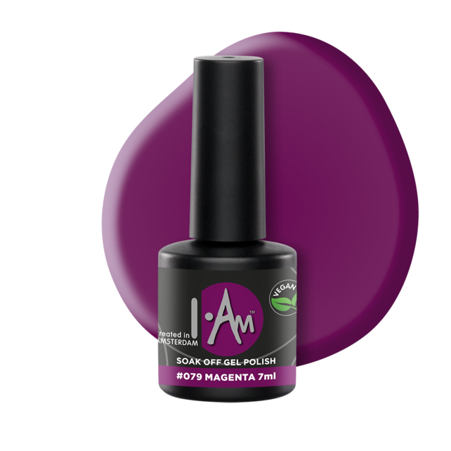 I.Am Soak Off Gel Polish #079 Magenta (7ml)