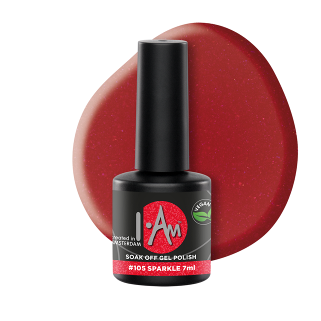 I.Am Soak Off Gel Polish #105 Sparkle (7ml)