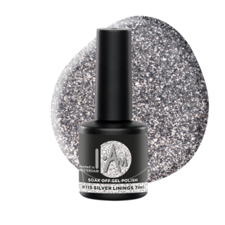 I.Am Soak Off Gel Polish #115 Silver Linings (7ml)