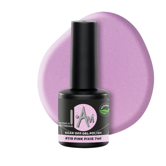 I.Am Soak Off Gel Polish #119 Pink Pixie (7ml)
