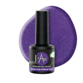 Soak Off Gel Polish #158 Acid Purple (7ml)