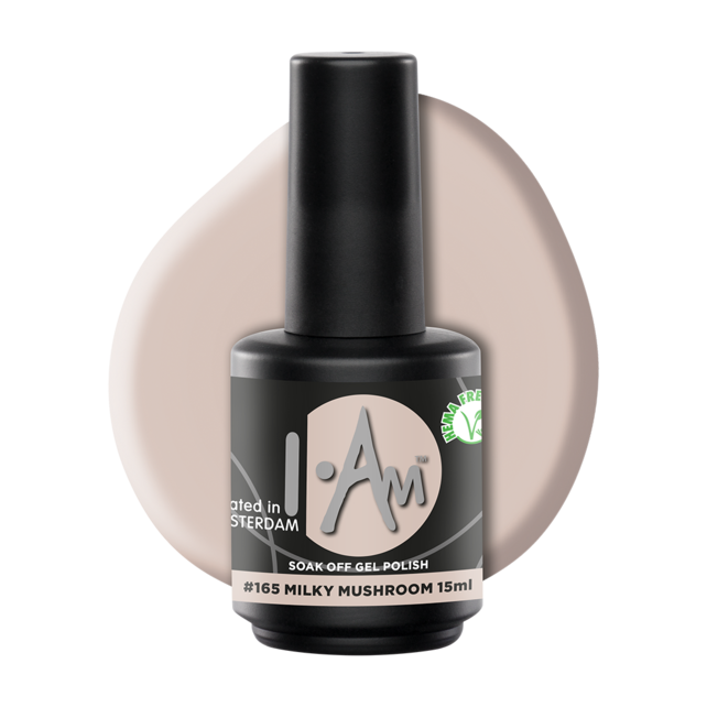 Soak Off Gel Polish #165 Milky Mushroom (15ml) Soak Off Gel Polish #165 Milky Mushroom (15ml)