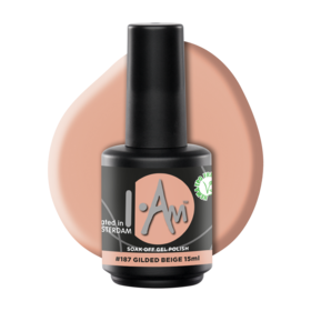 Soak Off Gel Polish #187 Gilded Beige 15ml