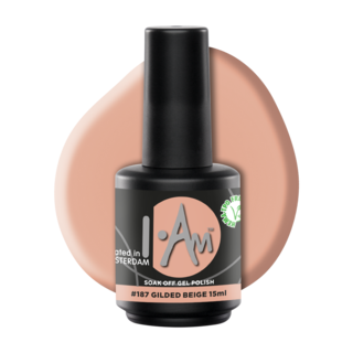 Soak Off Gel Polish #187 Gilded Beige 15ml