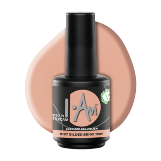 Soak Off Gel Polish #187 Gilded Beige 15ml