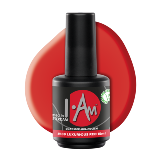 Soak Off Gel Polish #189 Luxurious Red 15ml