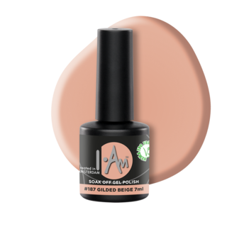 Soak Off Gel Polish #187 Gilded Beige 7ml