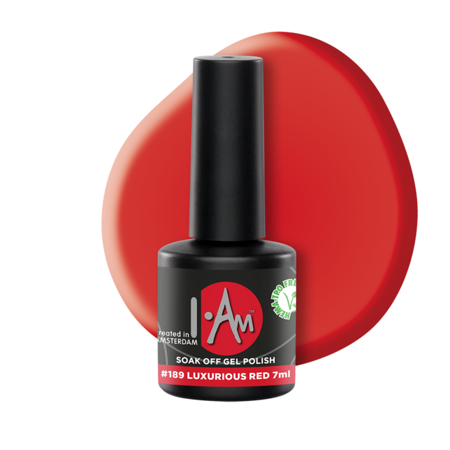 Soak Off Gel Polish #189 Luxurious Red 7ml Soak Off Gel Polish #189 Luxurious Red 7ml