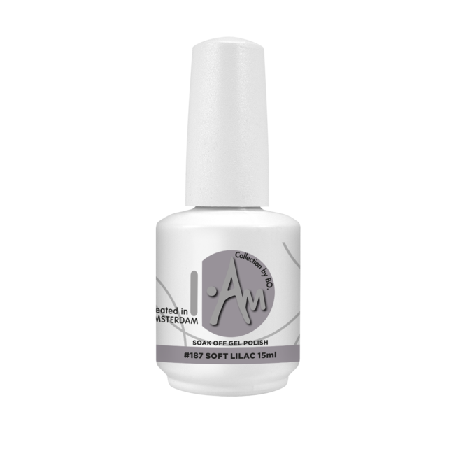 I.Am by BO. Soak Off Gel Polish #187 Soft Lilac (15ml)