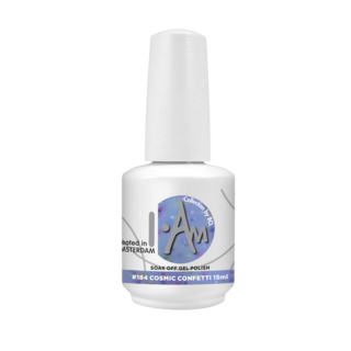 I.Am by BO. Soak Off Gel Polish #184 Cosmic Confetti (15ml)