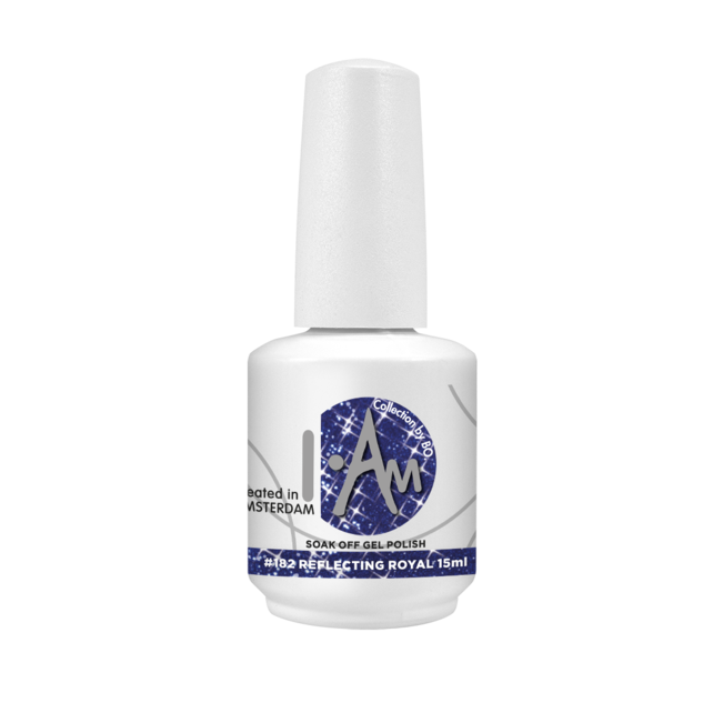 I.Am by BO. Soak Off Gel Polish #182 Reflecting Royal (15ml)