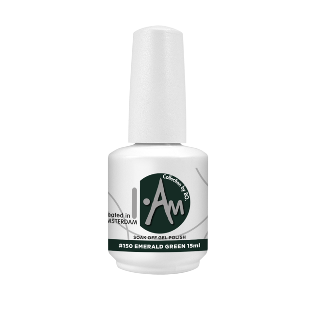 I.Am by BO. Soak Off Gel Polish #150 Emerald Green (15ml)