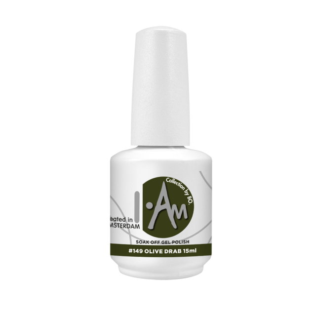 I.Am by BO. Soak Off Gel Polish #149 Olive Drab (15ml)