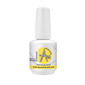 I.Am by BO. Soak Off Gel Polish #138 Yellow Blaze (15ml)