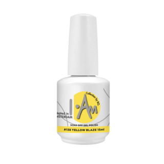 I.Am by BO. Soak Off Gel Polish #138 Yellow Blaze (15ml)