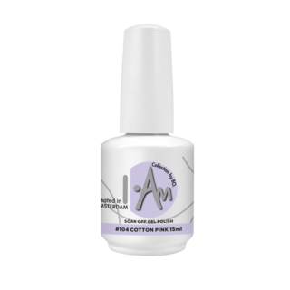 I.Am by BO. Soak Off Gel Polish #104 Cotton Pink (15ml)