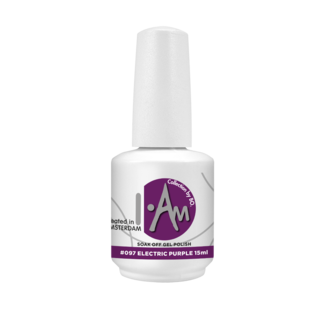 I.Am by BO. Soak Off Gel Polish #097 Electric Purple (15ml)