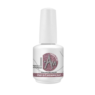 I.Am by BO. Soak Off Gel Polish #096 Glitter Bomb (15ml)