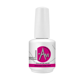 I.Am by BO. Soak Off Gel Polish #044 Hot Pink (15ml)