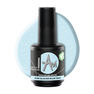 I.Am Soak Off Gel Polish #193 Glacier Blue (15ml)