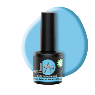 I.Am Soak Off Gel Polish #194 Porcelain Blue (7ml)