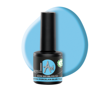 I.Am Soak Off Gel Polish #194 Porcelain Blue (7ml)